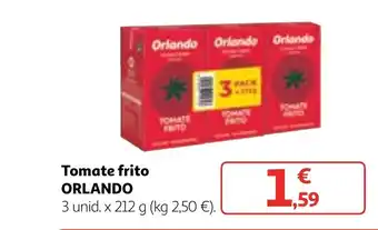 Alcampo Tomate frito ORLANDO oferta