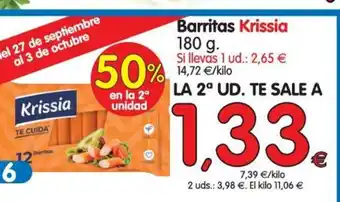 Alimerka Krissia Barritos 180g oferta