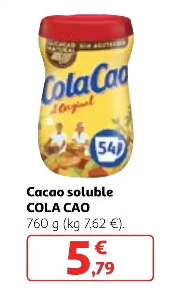 Alcampo Cacao soluble COLA CAO 760 g oferta