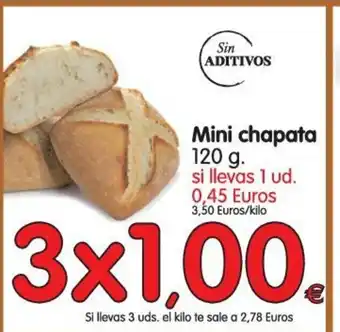 Alimerka Mini chapata 120g oferta