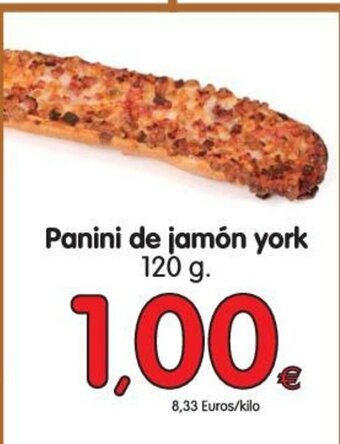 Alimerka Panini de jamón york 120g oferta