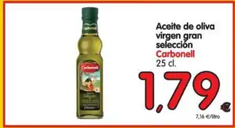 Alimerka Carbonell Aceite de oliva virgen gran selección 25 cl oferta