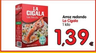Alimerka La Cigala Arroz redondo 1 kilo oferta