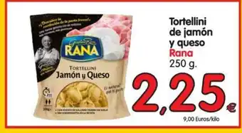 Alimerka Rana Tortellini de jámón y queso 250g oferta