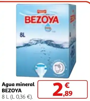 Alcampo Agua mineral BEZOYA oferta