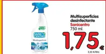 Alimerka Sanicentro Multisuperficies desinfectante 750 ml oferta