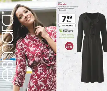 Lidl Esmara Vestido Cinta de ajuste la clintura Tallas 38-48 oferta