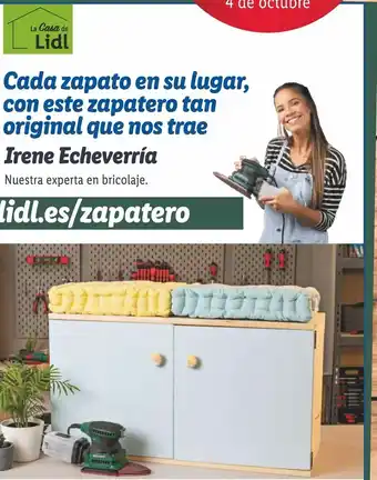 Lidl Cada zapato en su lugar, con este zapatero tan original que nos trae oferta