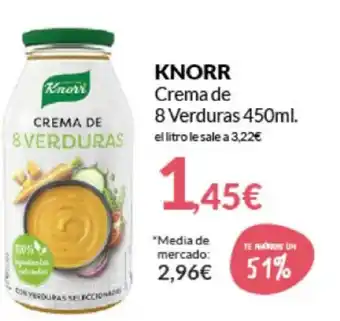 PrimaPrix Knorr Crema de 8 Verduras 450 ml oferta