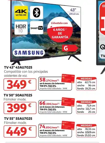 Alcampo TV 43" 43AU7025 oferta