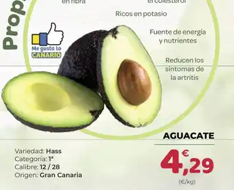 SPAR Gran Canaria AGUACATE oferta