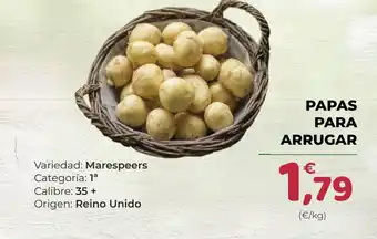 SPAR Gran Canaria PAPAS PARA ARRUGAR oferta