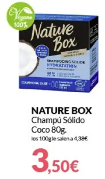 PrimaPrix Nature Box Champú Sólido Coco 80g oferta