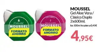 PrimaPrix Moussel Gel Aloe Vera/Clásico Duplo 2x600ml oferta