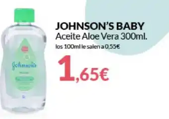 PrimaPrix Johnson's Baby Aceite Aloe Vera 300ml oferta