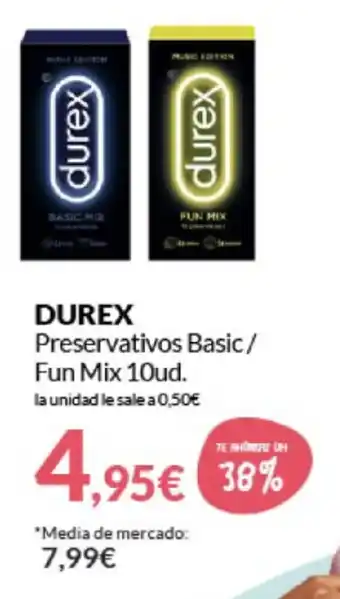 PrimaPrix Durex Preservativos Basic/Fun Mix 10ud oferta