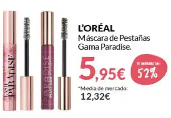 PrimaPrix L'oreal Máscara de Pestañas Gama Paradise oferta