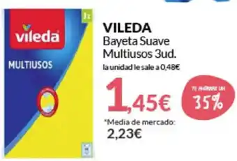 PrimaPrix Vileda Bayeta Suave Multiuso 3ud oferta