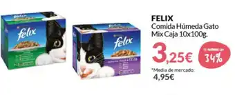 PrimaPrix Felix Comida Húmeda Gato Mix Caja 10x100g oferta