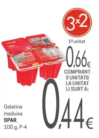 SPAR Spar Gelatina maduixa 100g oferta
