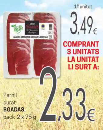SPAR Boadas Pernil curat 2x75g oferta
