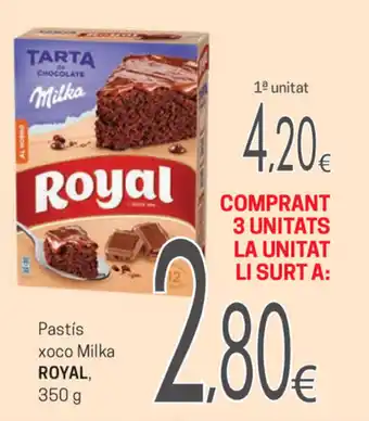 SPAR Royal Pastis xoco Milka 350g oferta