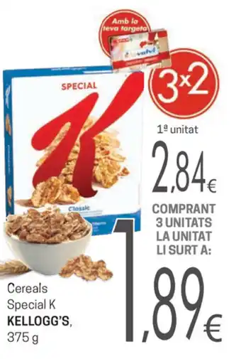 SPAR Kellogg's Cereals Special K 375g oferta