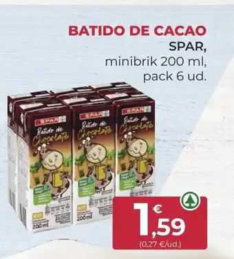 BATIDO DE CACAO