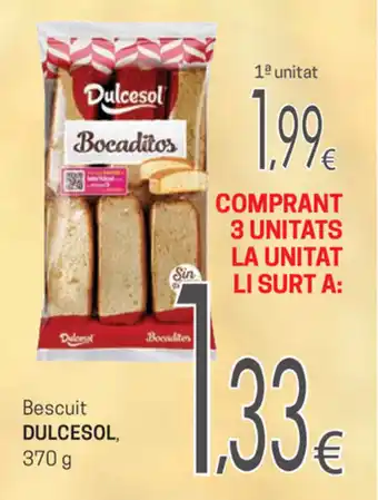SPAR Dulcesol Bescuit 370g oferta
