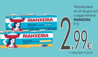 SPAR Rianxeira Tonyina clara en oli de gira sol oferta