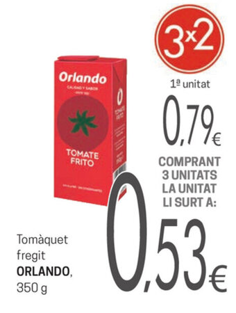 SPAR Orlando Tomáquet fregit 350g oferta