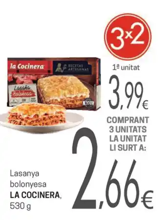 SPAR La Cocinera Lasanya bolonyesa 530g oferta