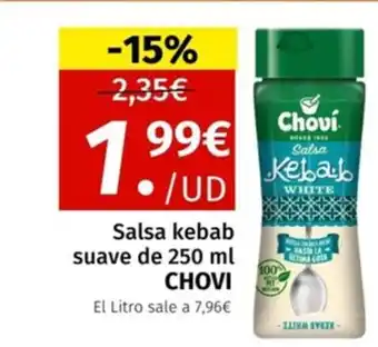 Maskom Supermercados Salsa kebab suave de 250 ml CHOVI oferta