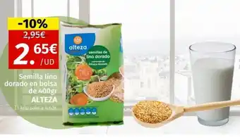 Maskom Supermercados Semilla lino dorado en bolsa de 400gr oferta