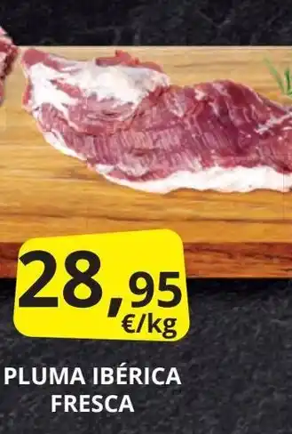 Supermercados MAS PLUMA IBÉRICA FRESCA oferta