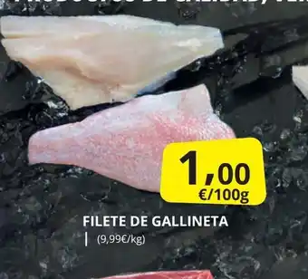 Supermercados MAS FILETE DE GALLINETA oferta