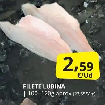 Supermercados MAS FILETE LUBINA oferta