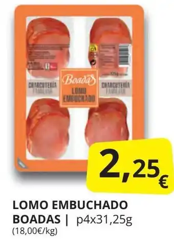 Supermercados MAS LOMO EMBUCHADO BOADAS oferta
