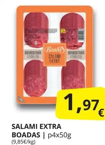 Supermercados MAS SALAMI EXTRA BOADAS oferta
