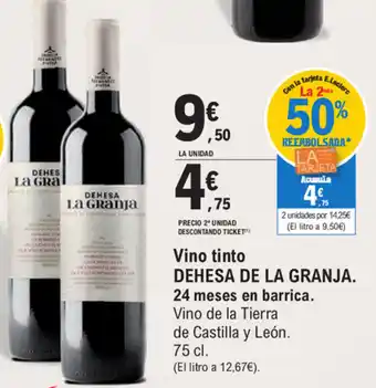 E.Leclerc Dehesa De La Granja Vino Tinto 75cl oferta