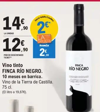 E.Leclerc Finca Rio Negro Vino tinto 75cl oferta