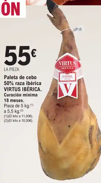 E.Leclerc Virtus ibéric Paleta de cebo oferta