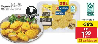 Lidl Nuggets de pollo oferta