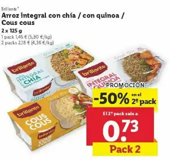 Lidl Arroz en vasitos brillante oferta
