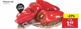 Lidl Pimientos oferta