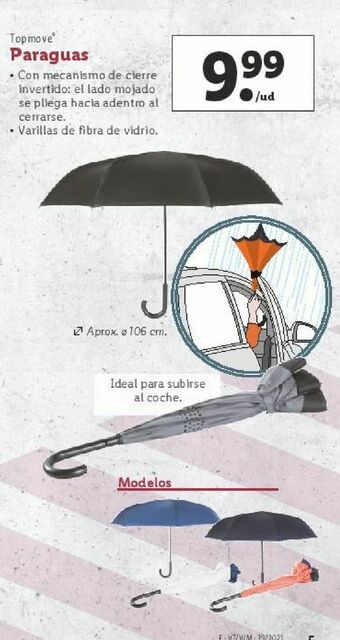 Lidl Paraguas top move oferta
