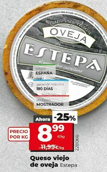 Maxi Dia Queso viejo estepa oferta