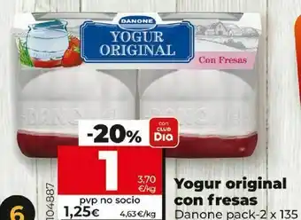 Dia Market Yogur original danone oferta