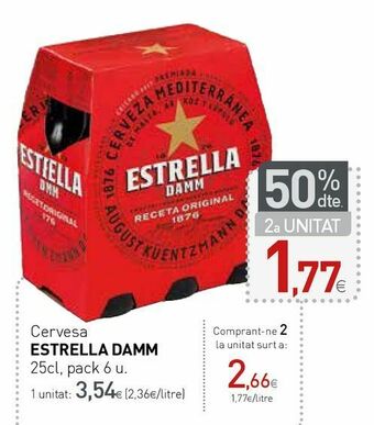 Condis Cerveza estrella damm oferta