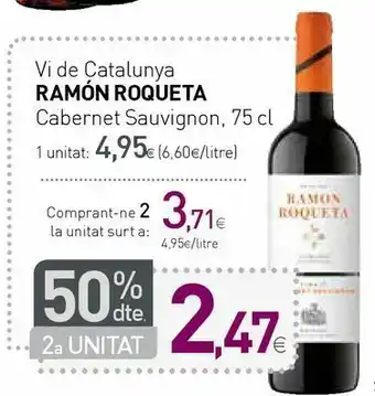 Condis Vino ramón roqueta oferta